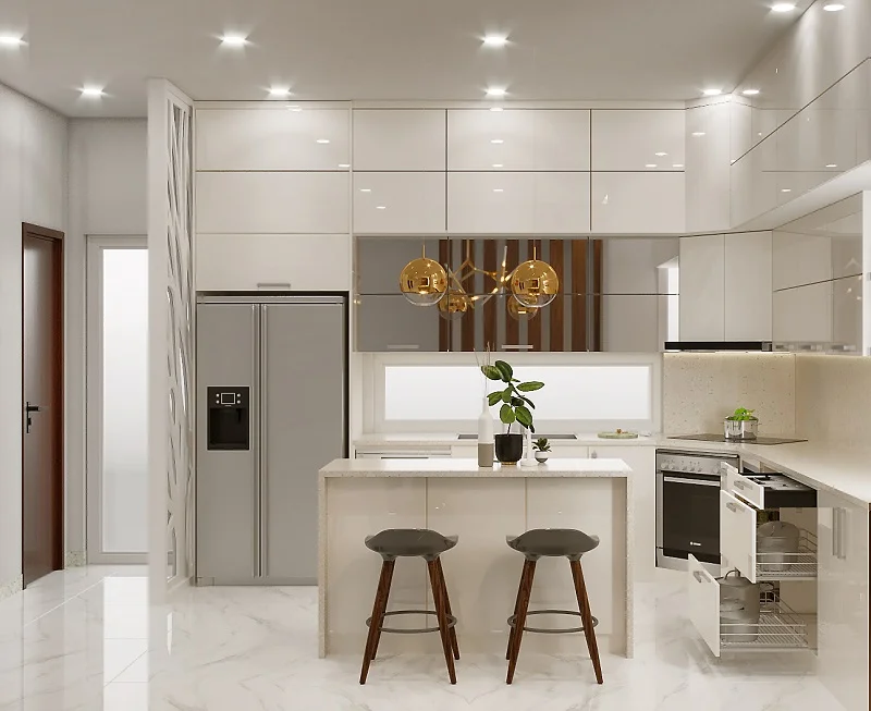 Bố trí không gian phòng bếp nhà cấp 4