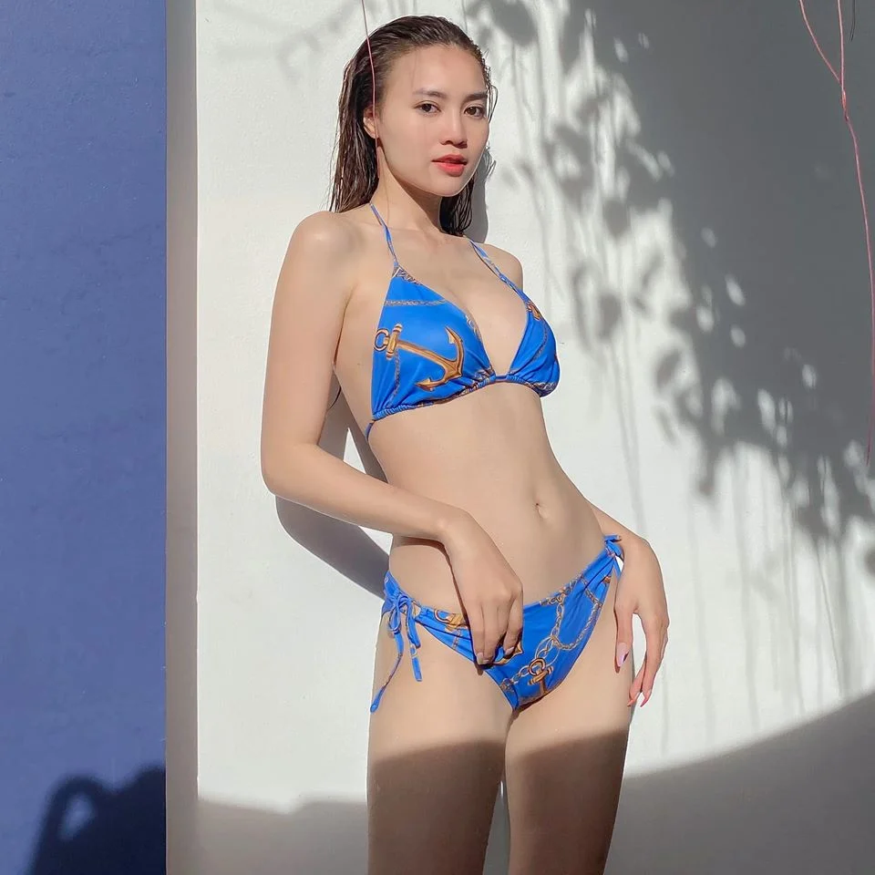 Khoe thân hình gợi cảm hết nấc với bộ bikini quyến rũ, Ninh Dương Lan Ngọc khẳng định bản thân không gầy ốm như nhiều người vẫn nói