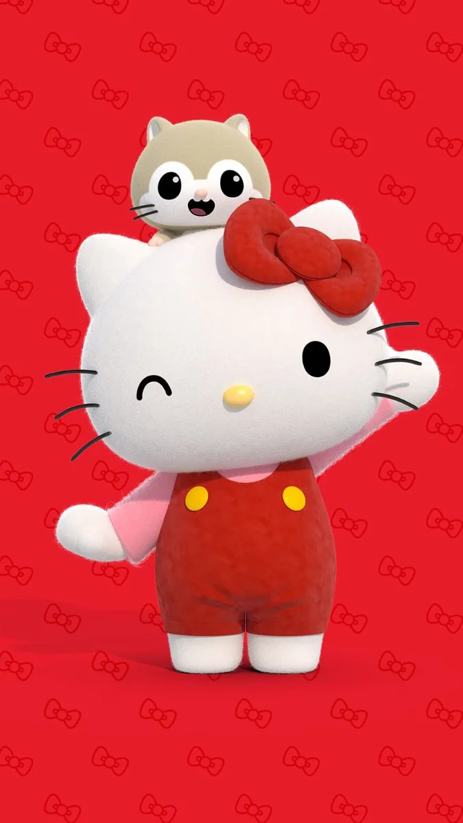 Hình nền điện thoại Hello Kitty dễ thương