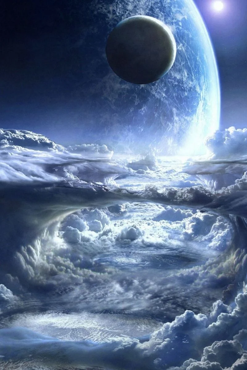 Space planet fantasy wallpaper