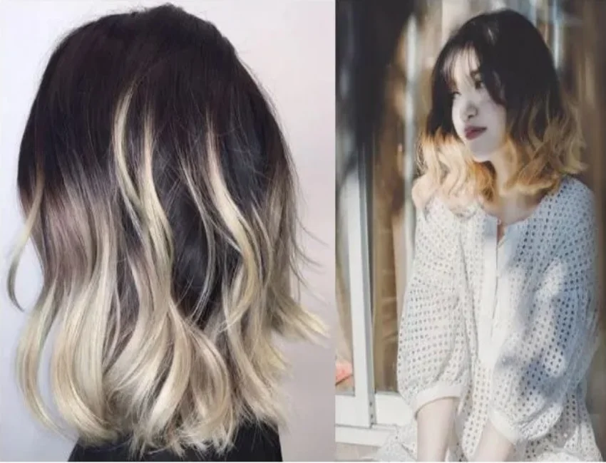Kiểu tóc layer ngắn uốn sóng nhẹ nhàng
