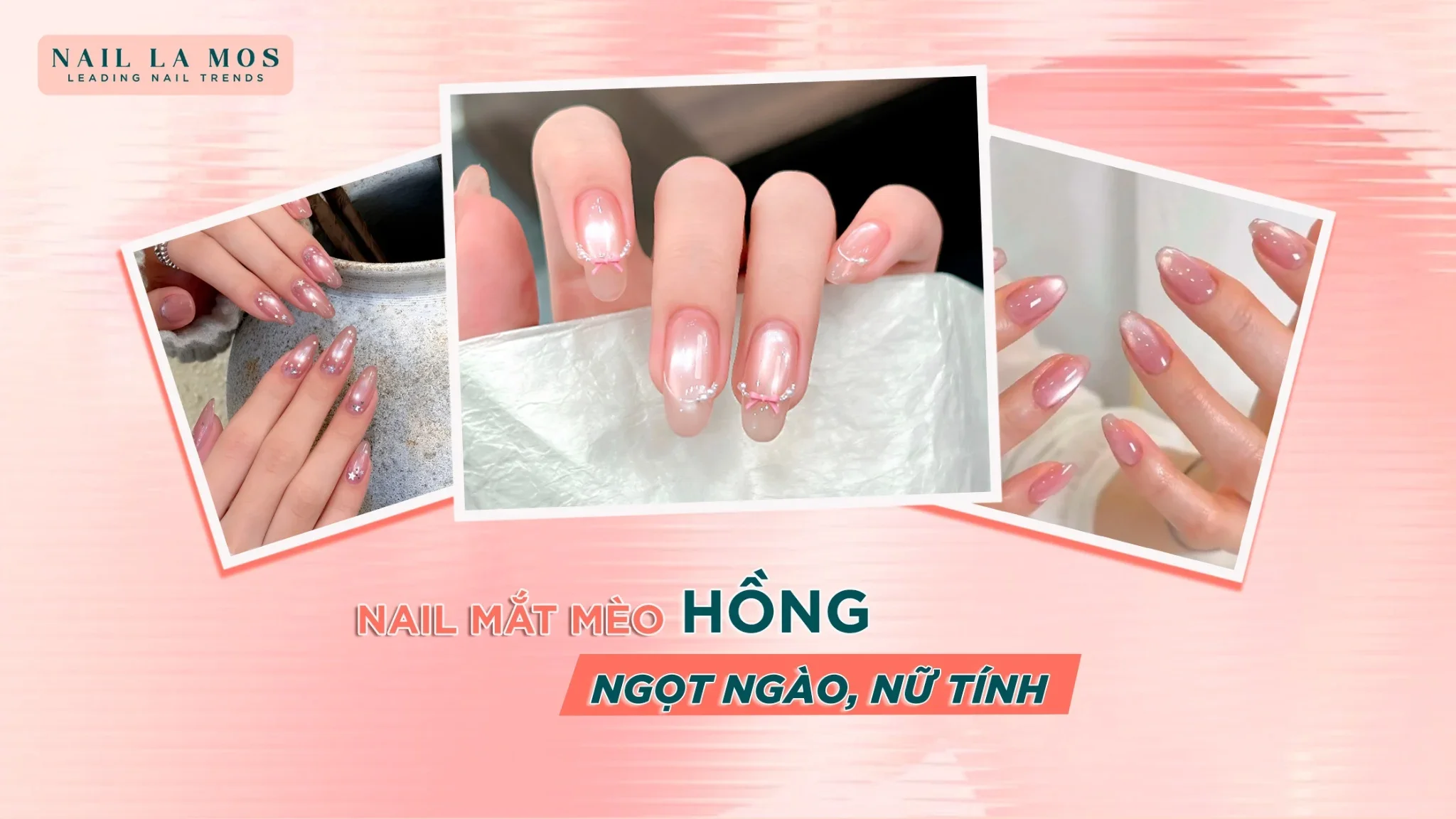 Mẫu nail mắt mèo trendy 2026 tôn da đẹp