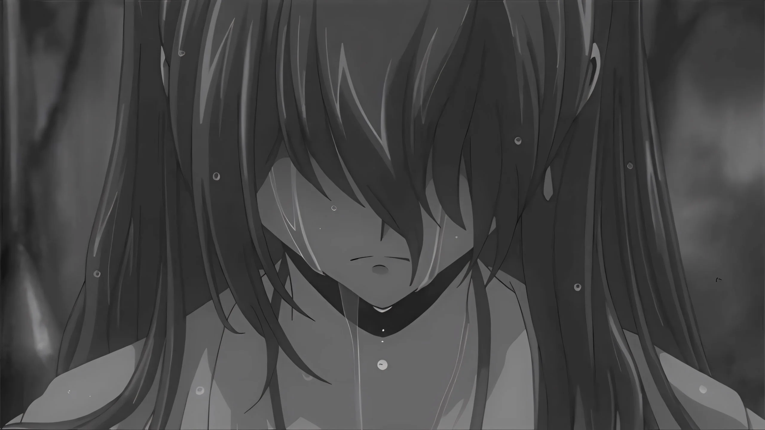 99.000+ Ảnh Anime Nữ Trắng Đen Buồn 😢🎧🌧️, Khóc, Cool Ngầu