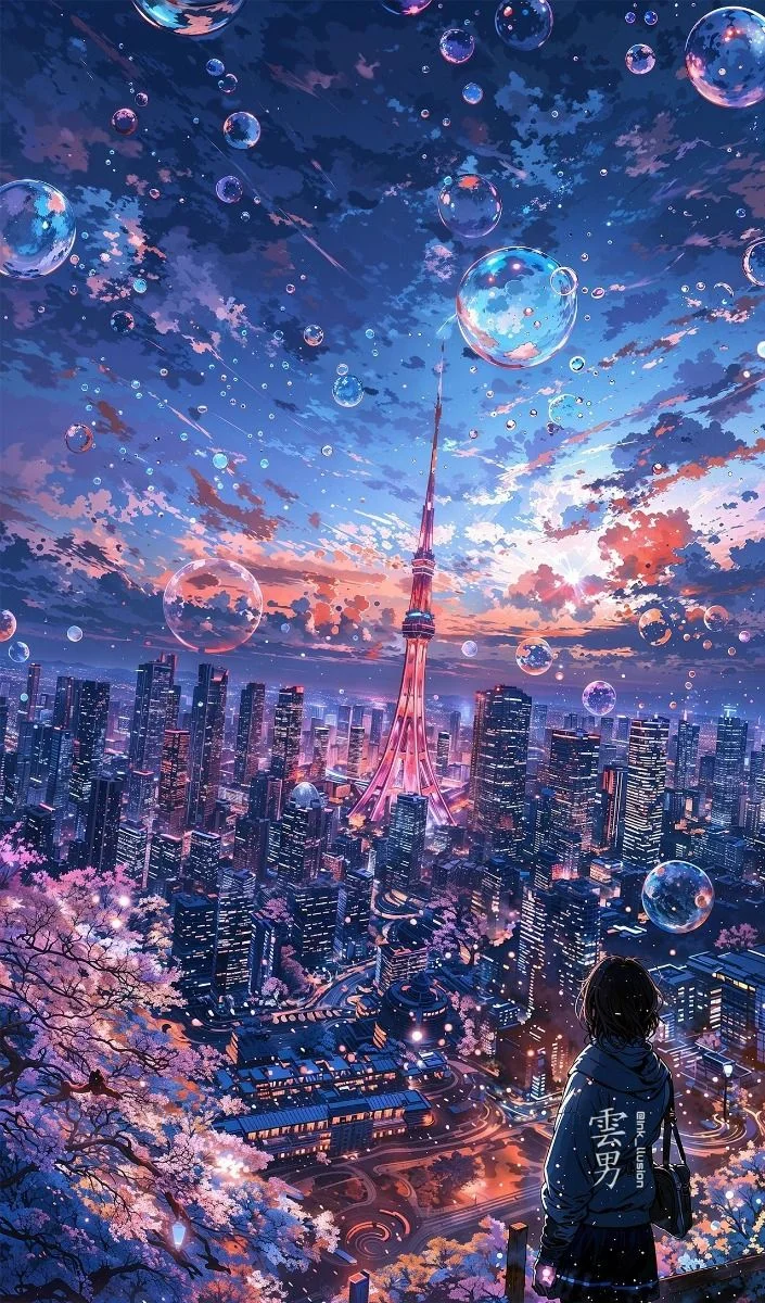 hình nền anime galaxy vũ trụ anime đẹp, hiếm (2)