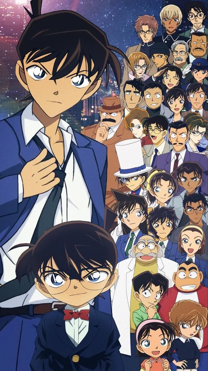 hình nền anime ngầu conan