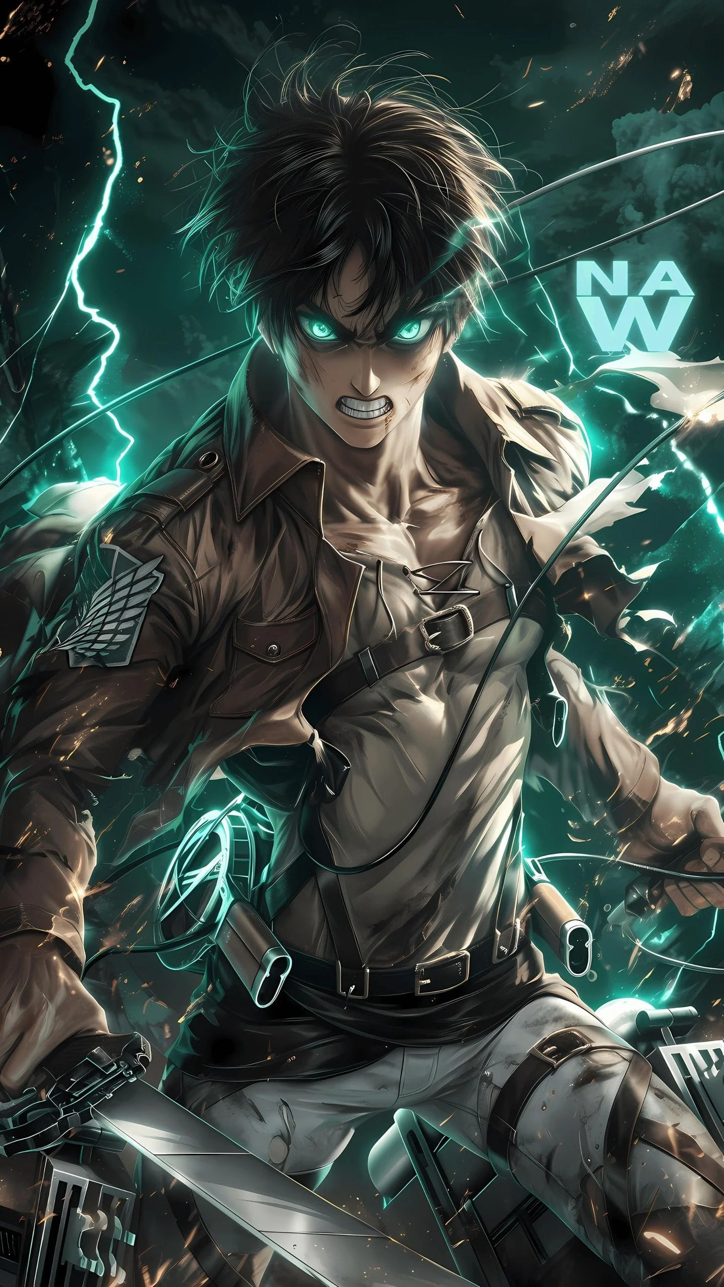 hình nền anime ngầu attack on titan