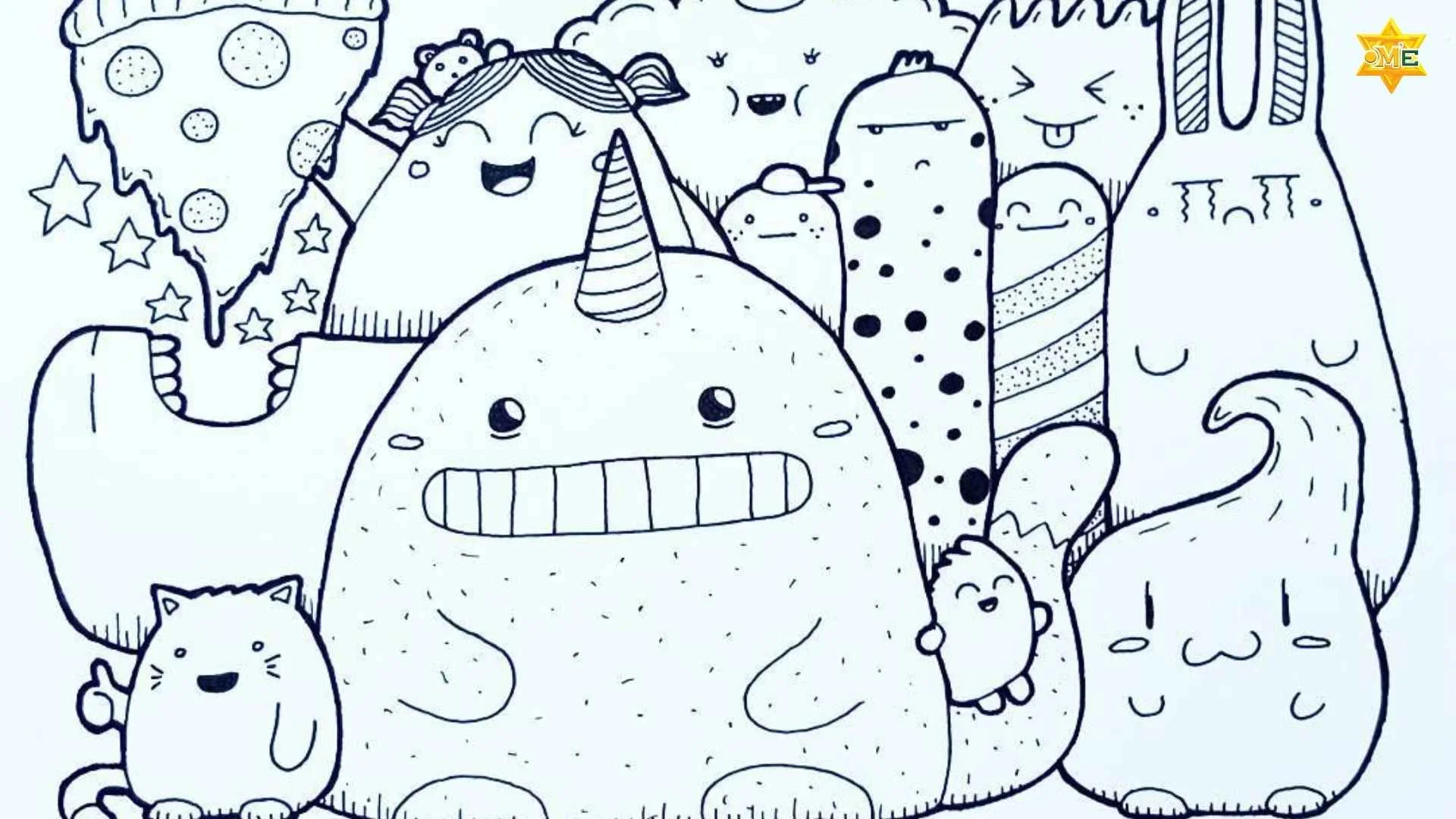 Bí quyết vẽ doodle hoạt hình đơn giản và đáng yêu nhất
