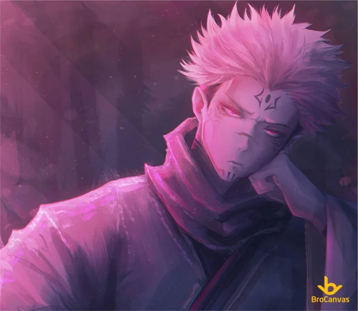 ảnh anime ngầu Sukuna trầm tư