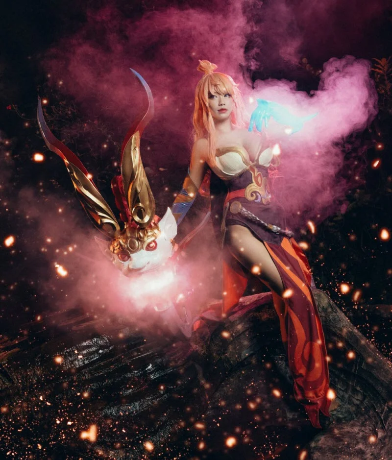 Gái xinh cosplay Tel'Annas Tân Niên Vệ Thần Liên Quân hình 7
