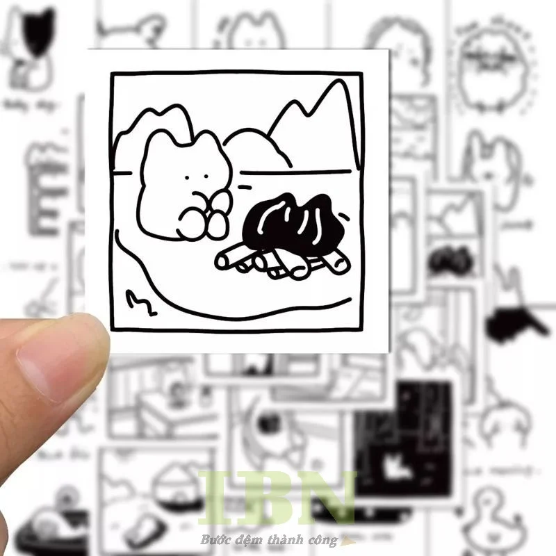 61+ Mẫu Hình Sticker Cute Không Màu Dễ Thương, Sáng Tạo | | In Bảo Ngọc