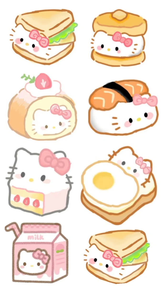 Mẫu Sticker Cute Dễ Vẽ