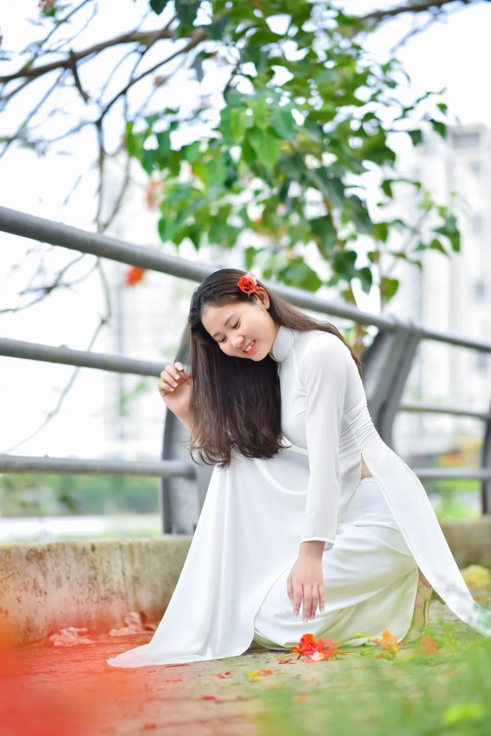 Hình 11 trong bộ đụ gái áo dài