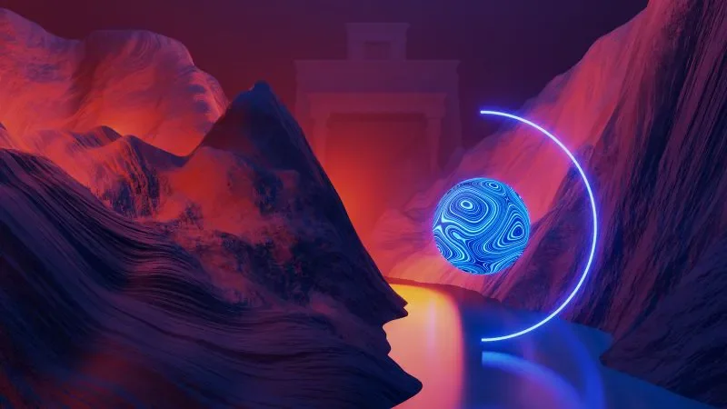 Hình nền 3D không gian thiên hà - hình 4