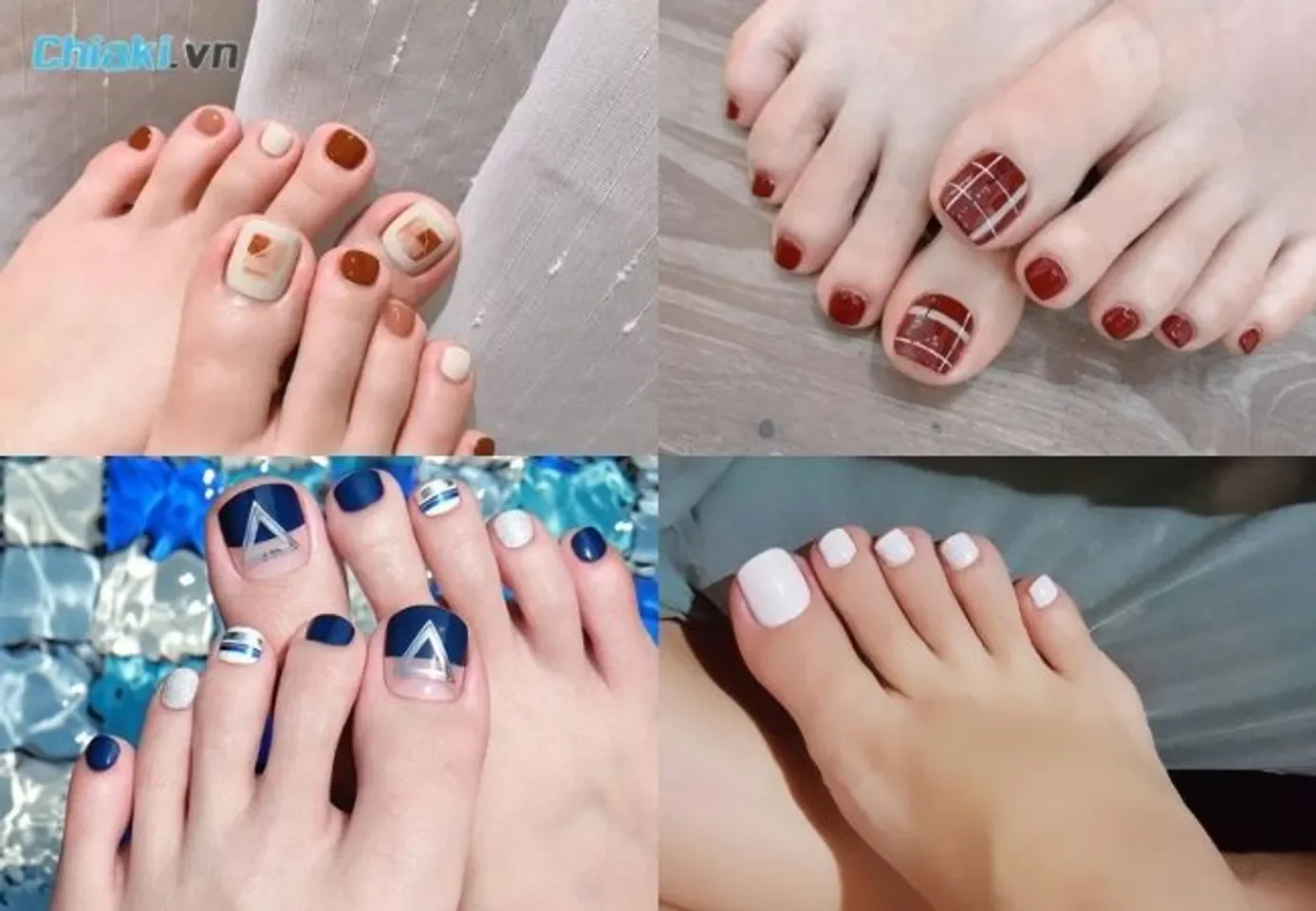 Quy tắc lựa chọn màu sơn móng chân đẹp trắng da
