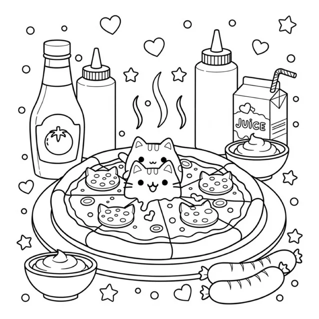 Tranh tô màu đồ ăn cute - Giá Tốt, Sale Tháng 10, Freeship 0Đ | Shopee Việt Nam