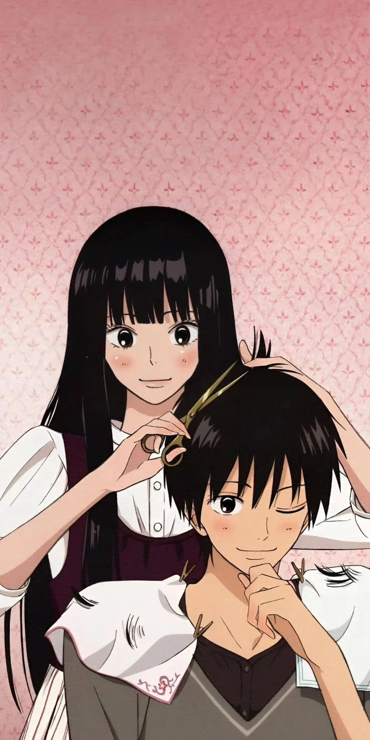 Hình nền máy tính 4k anime cặp đôi lãng mạn